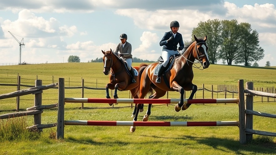 Exciting equestrian events showcasing local talent in a stunning meadow.