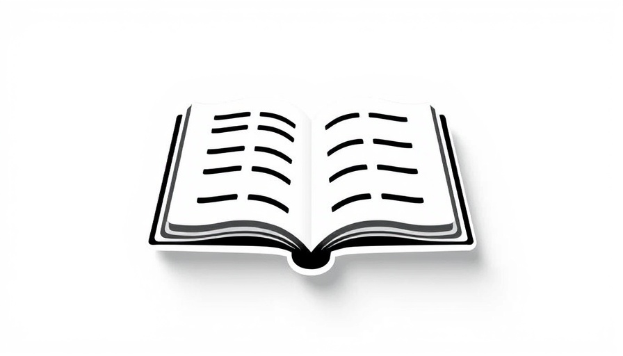 Minimalistic Visitors Guide icon featuring open book symbol.