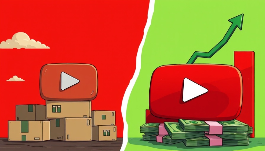 Faceless YouTube videos contrast: zero views vs. 1 million views.