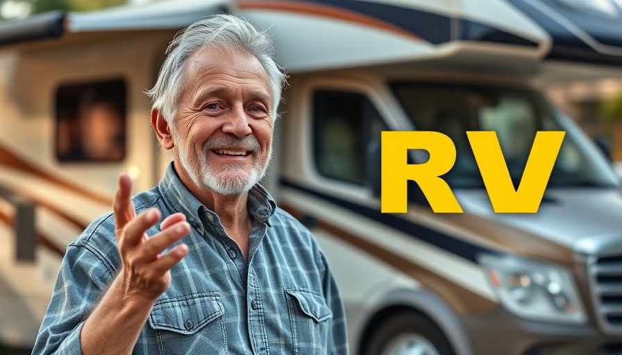 Traveling with an eBay Store inspiration near an RV.