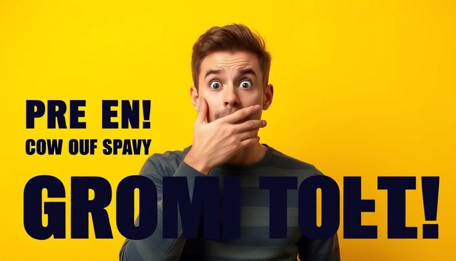 Surprised man reads AI image to video tool promo