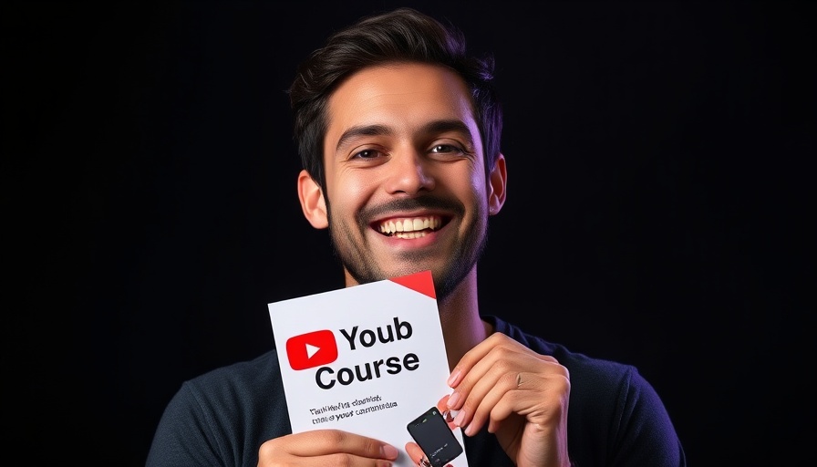 Smiling individual with YouTube Revenue Course, YouTube Course for Beginners.