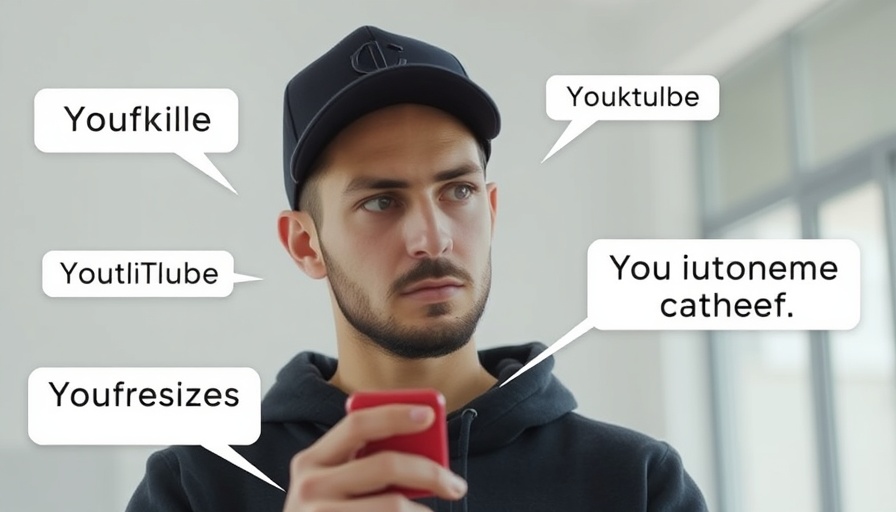 YouTube viewer strategies discussed by a focused man holding a red object.