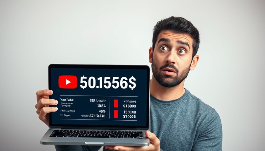 How to Earn Money on YouTube from Day 1: Surprised person with laptop.