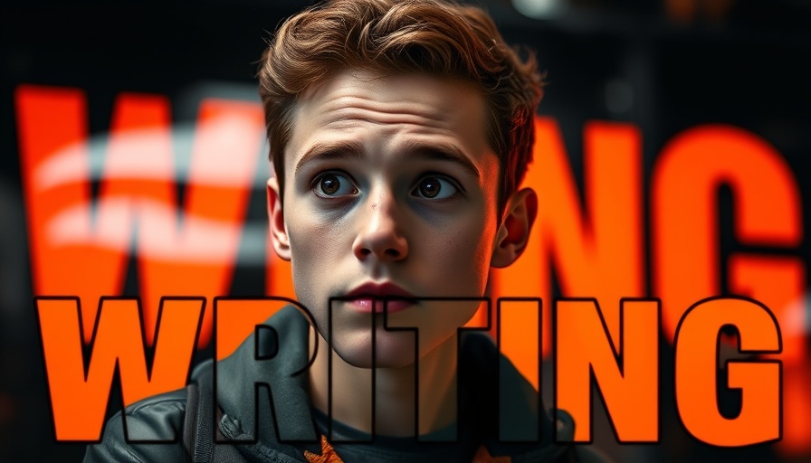 Curious man pondering article writing, get paid for writing online.