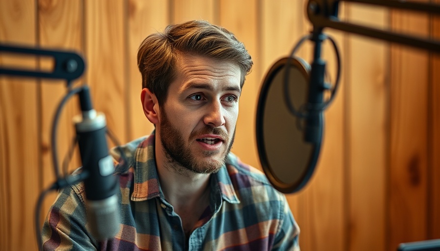 Casual speaker discussing YouTube monetization on a podcast.