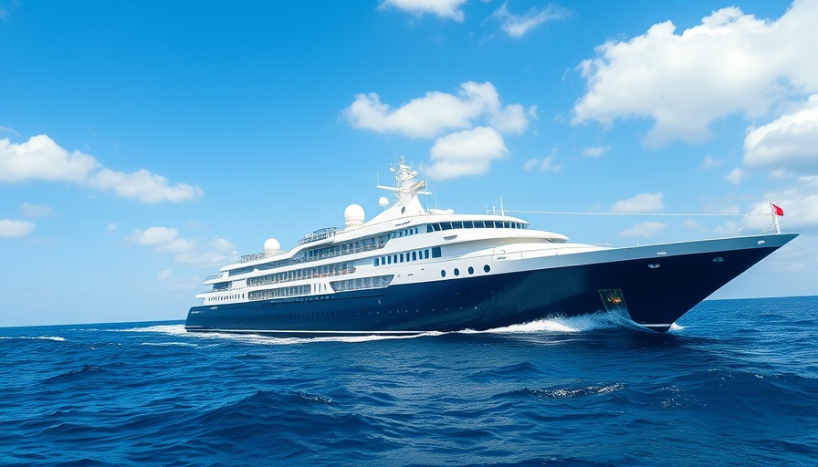 Luxury cruise ship sailing, cruising from Port of Los Angeles.