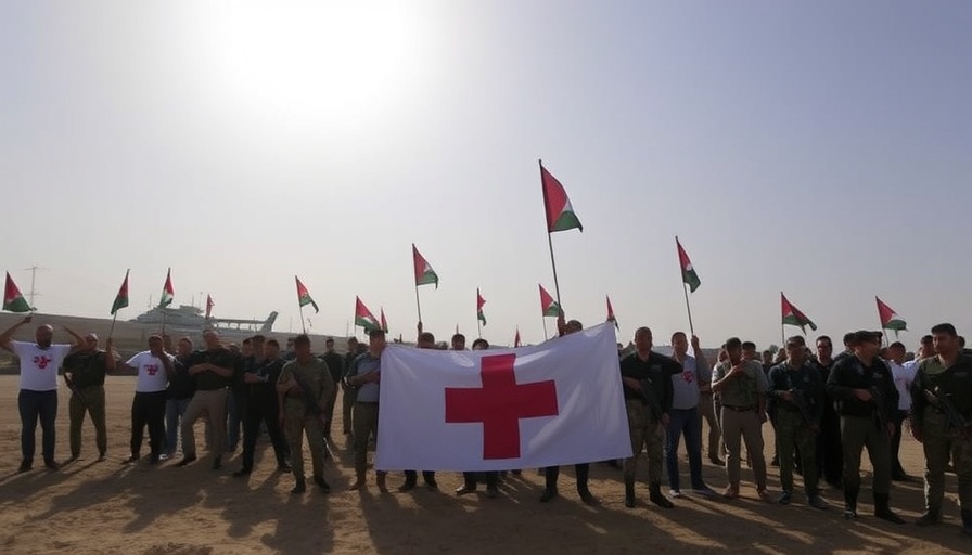 Hamas releases first hostages to the Red Cross as part of a ceasefire in the war