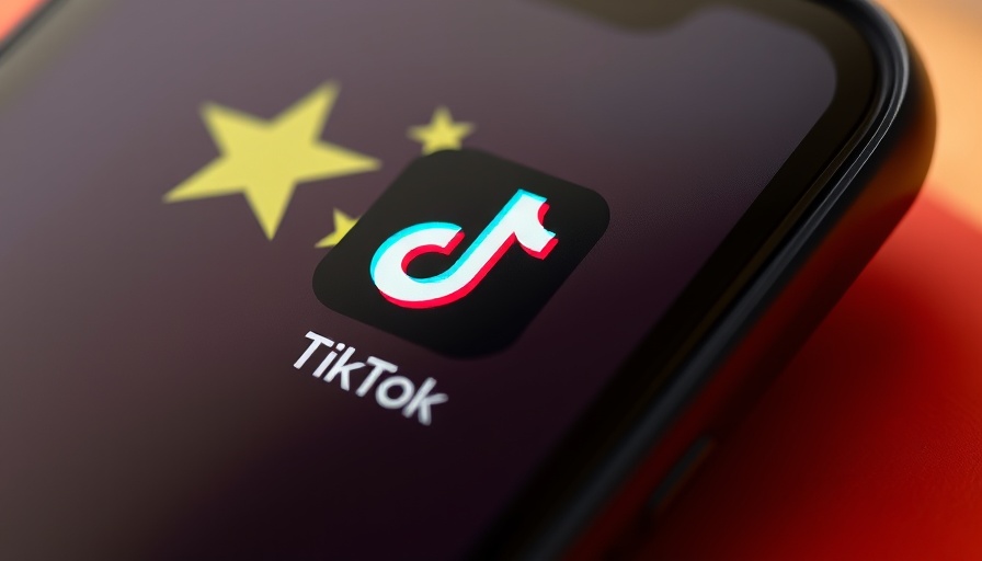 TikTok app on phone screen with Chinese flag background, TikTok for Seniors concept.