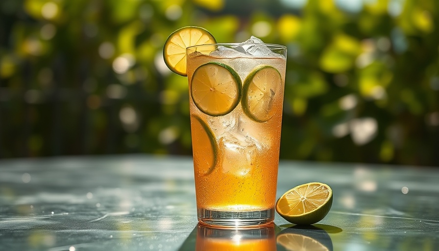 Refreshing cocktail with lime on a table, How Alcohol Affects Weight Loss
