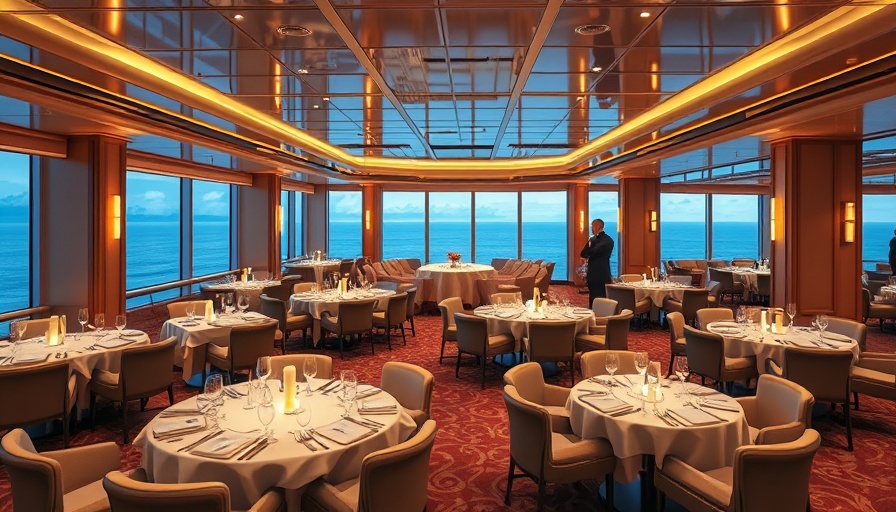 Luxurious new venue interior on Celebrity Xcel cruise.