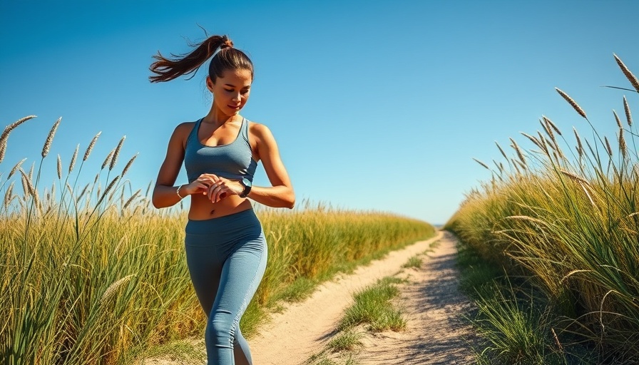 Young woman walking for weight loss tips in a sunny outdoor setting.