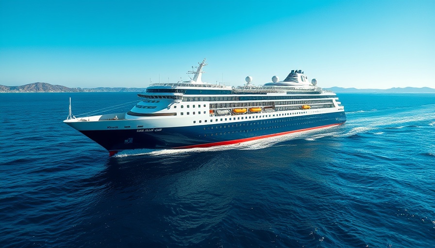 Oceania Allura luxury cruise ship in open sea.