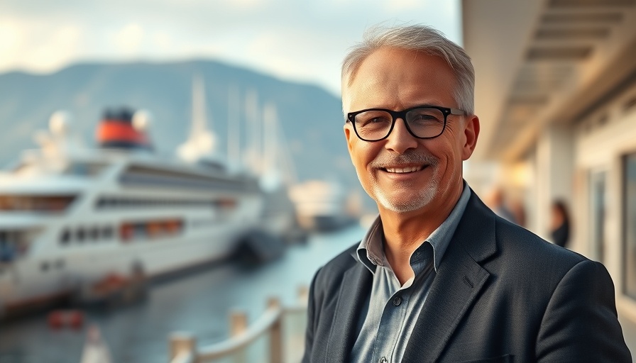 Barcelona Cruise Port Leadership Changes - Professional man smiling at port.