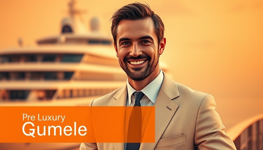 Global Head of Food and Beverage Silversea, smiling man in a suit.