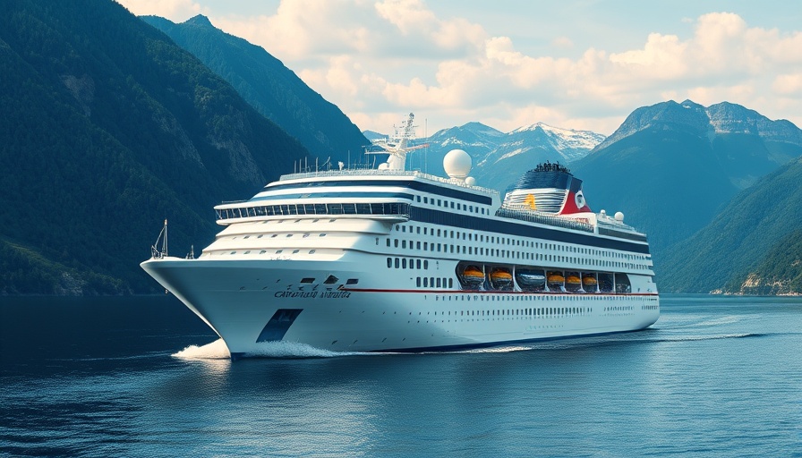Majestic cruise ship during the 2027 Alaska cruise season.