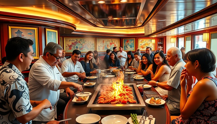 Royal Caribbean news updates vibrant dining scene on cruise.