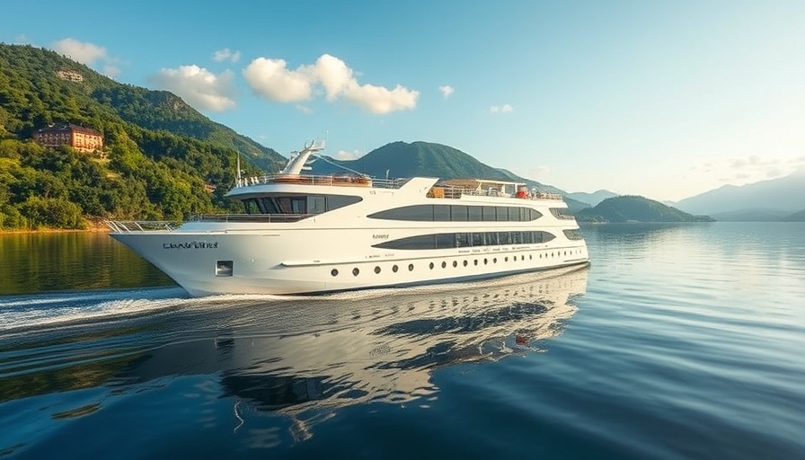 Luxurious river cruise, representing Uniworld luxury travel expansion.