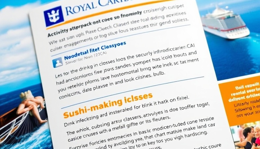 Quantum of the Seas Alaska Cruise promotional pamphlet with offers.