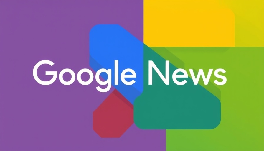 Google News logo with colorful rectangles