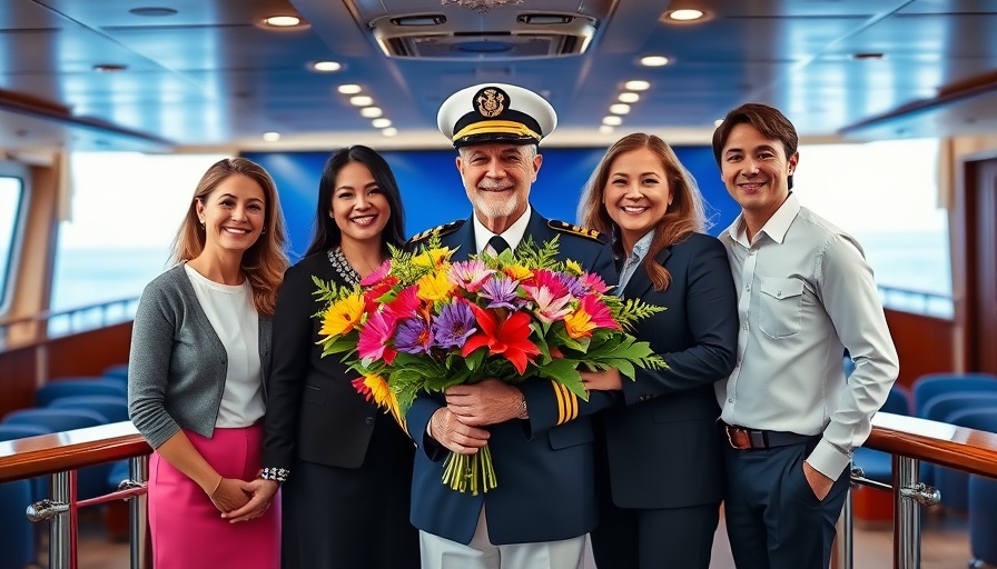 Formal event on Royal Caribbean cruise Star of the Seas stage with attendees.