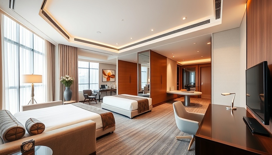 Modern hotel room in Omaha, ideal for solo travel.