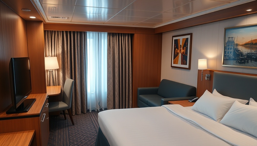 Spacious cruise cabin on Voyager of the Seas for last-minute booking.