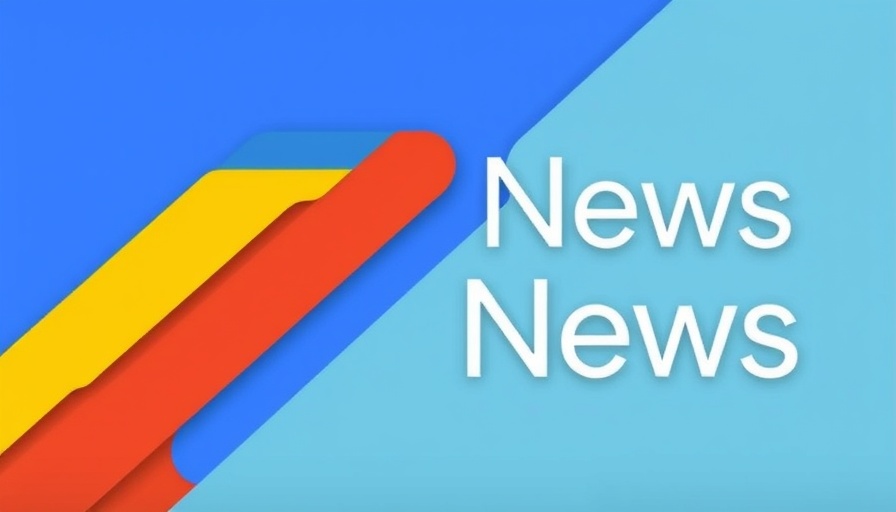 Google News logo graphic, colorful design