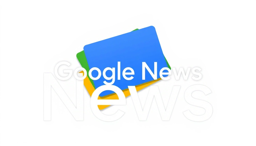 Google News logo with colorful overlapping cards.