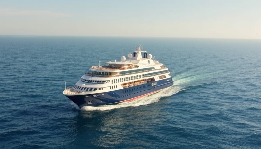 Norwegian Cruise Lines ship sails in Australia.