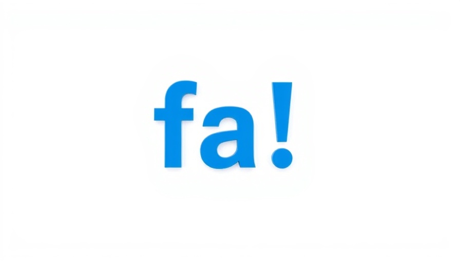 Minimalistic 'fa!' letters on a white backdrop.