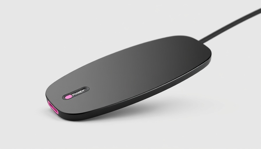 ProKennex 11mm Black Ace LG Paddle with black and pink design on gray.