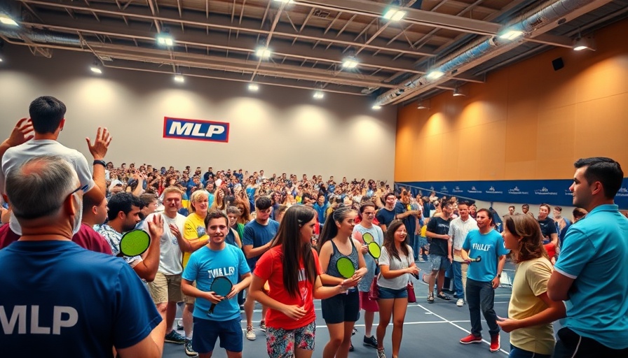MLP Waivers 2 Live Results event showcasing indoor pickleball match.