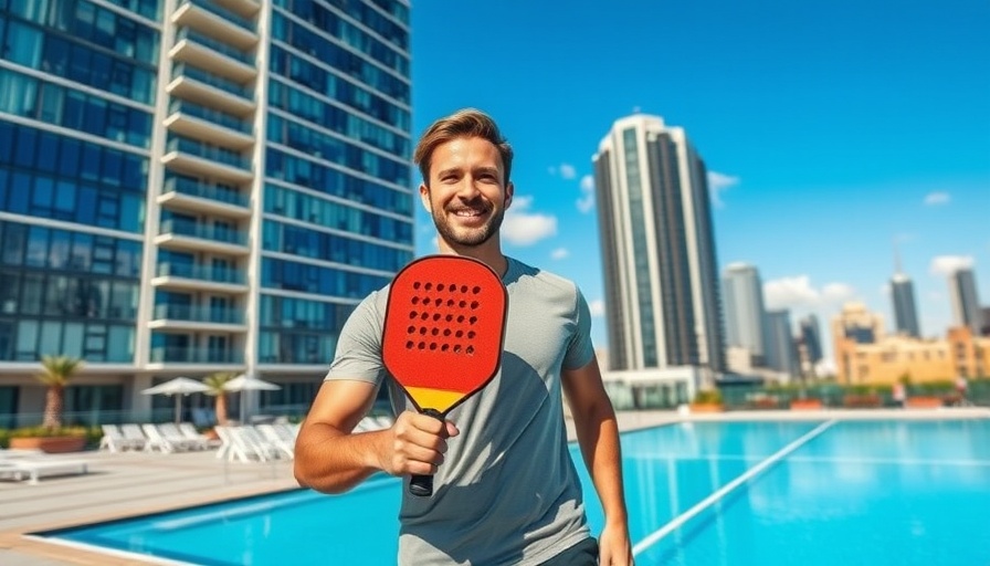 Luxury NYC apartments with pickleball amenities and player