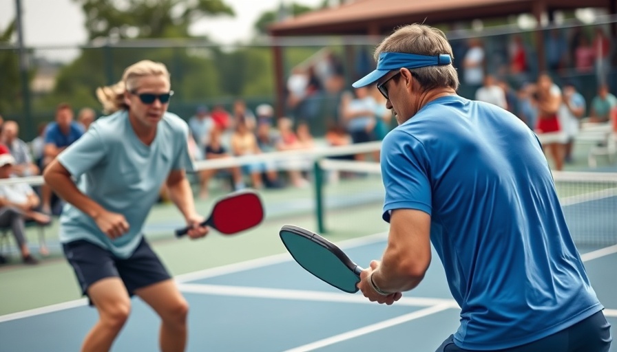 Pro Pickleball Rule Changes: Intense mixed doubles match on outdoor court.