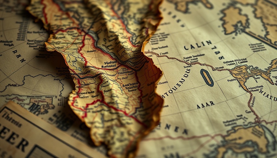 Mysterious map with travel brochures suggesting dark web travel agency scams.