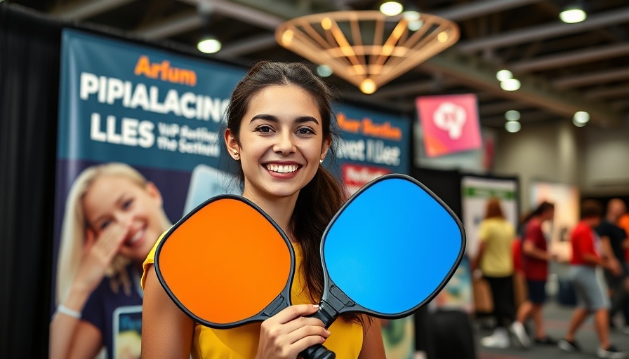 Pickleball dating experience smiling woman at event