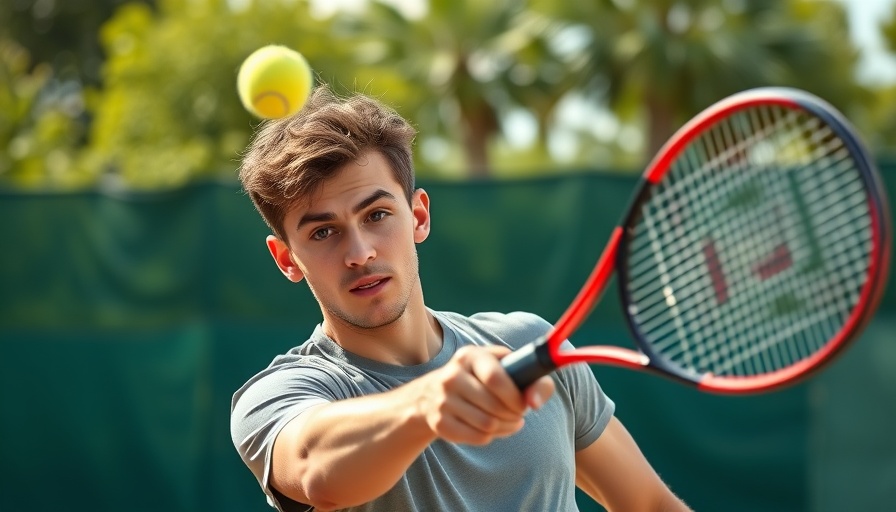 Focused athlete practicing backhand slice dink on court