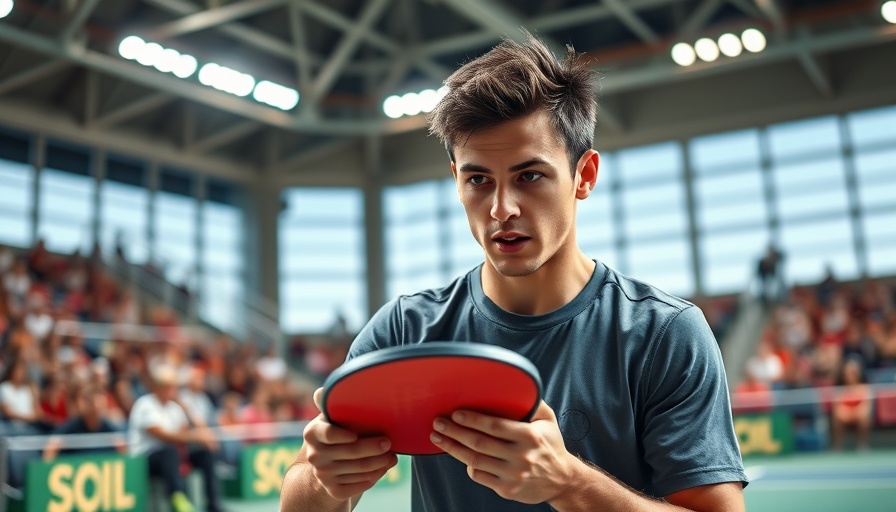 Pickleball player at PPA Cincinnati Showcase Semifinals