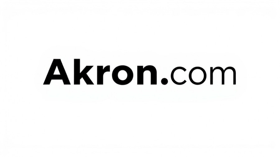 Cuyahoga Falls Voter Guide text logo 'Akron.com' on white background.