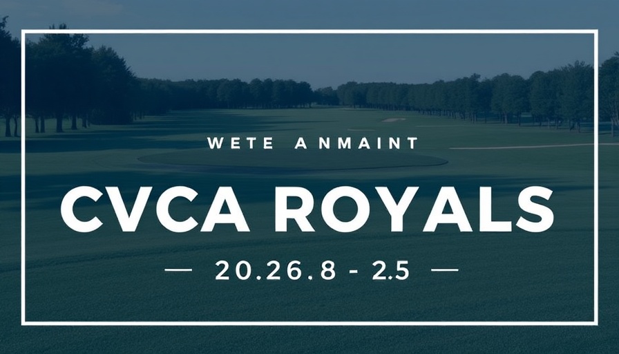 CVCA girls golf team event announcement against Padua in 2025.