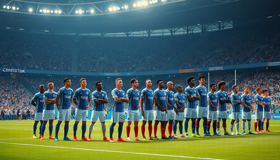 English Premier League 2025-26 season start with players and children on field.