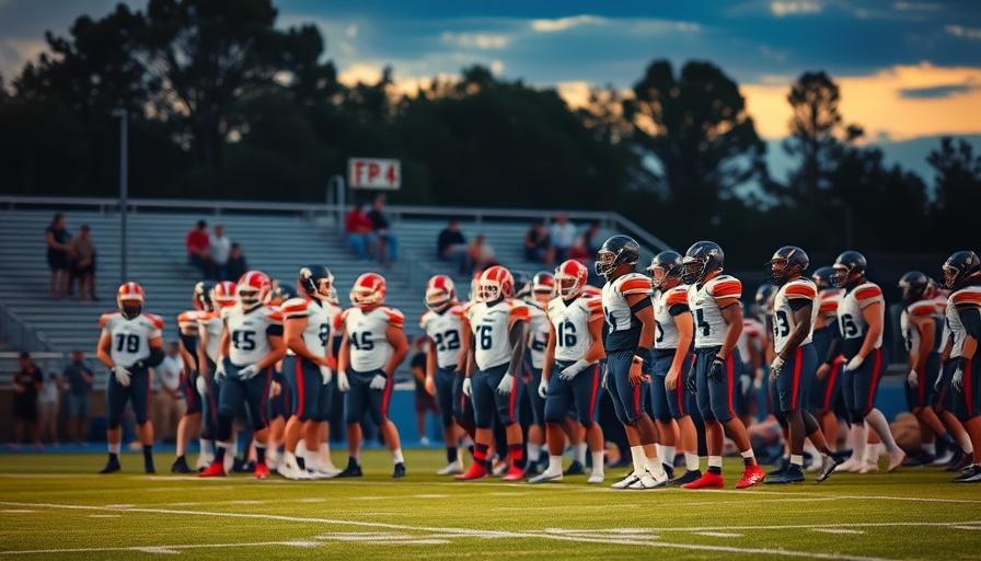 Ohio high school football players in action on the field.