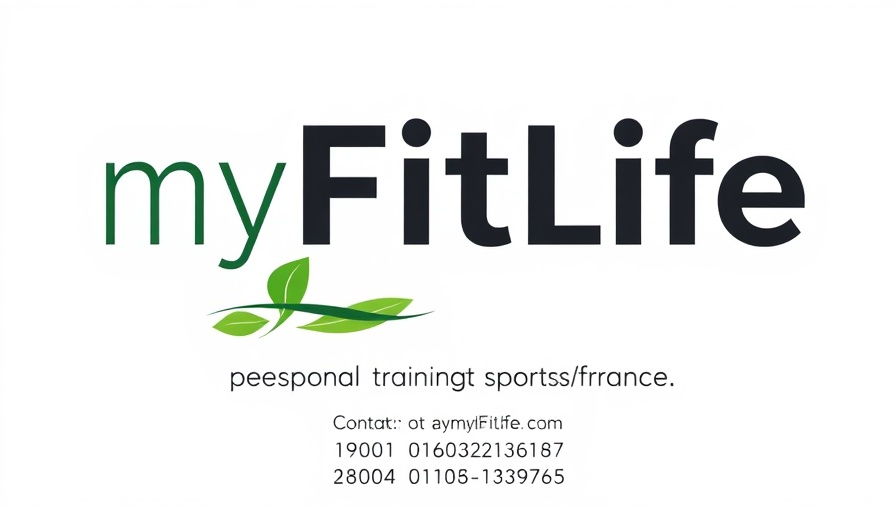 MyFitLife logo with text and green leaves, personal training.