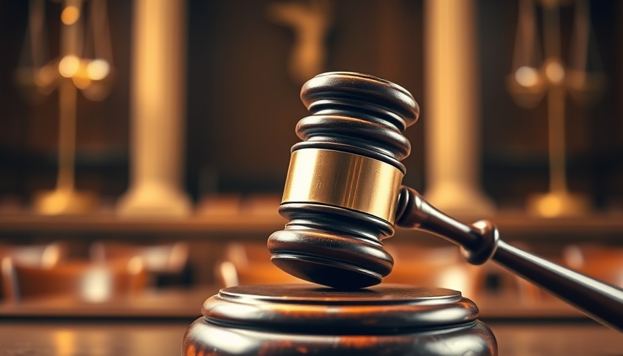 Close-up of a gavel in golden light, symbolizing Detroit housing market.