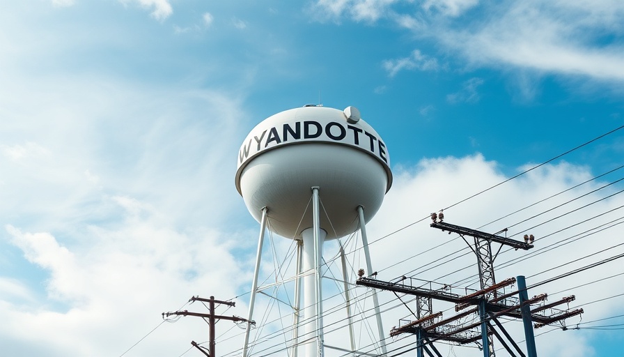Wyandotte water tower highlighting safety issues