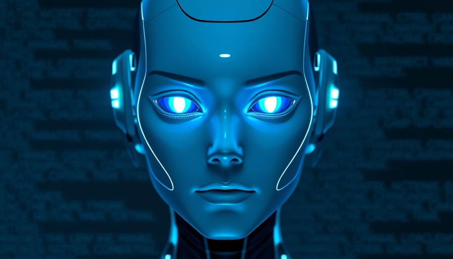 Kimi K2 AI with glowing blue features on dark backdrop.