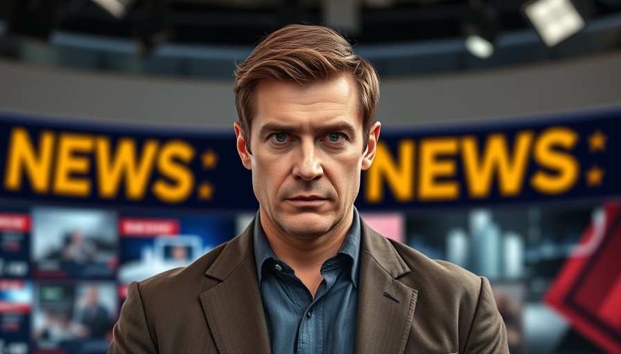 Michigan breaking news image of a serious man featured in a news report.