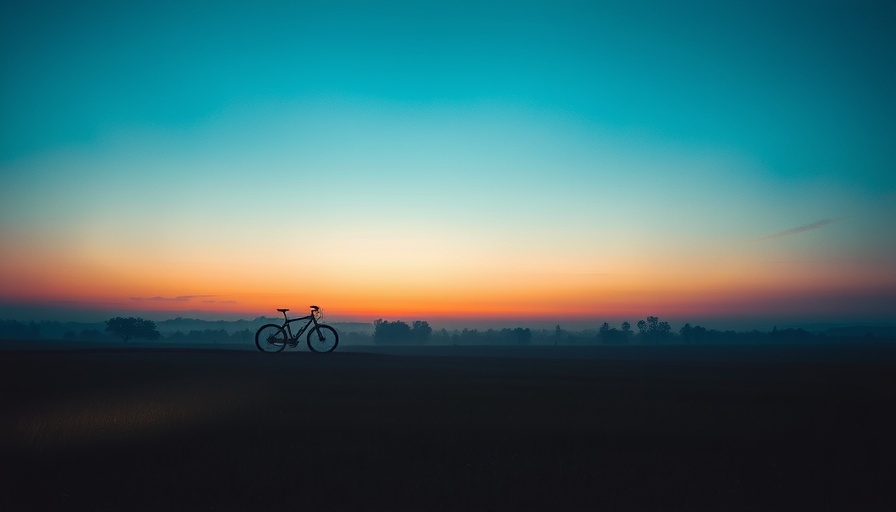 Kansas City local artist spotlight featuring atmospheric dusk landscape.