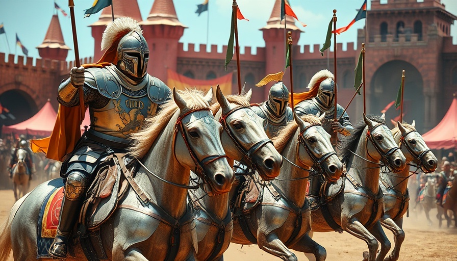 Exciting Kansas City Renaissance Festival jousting match.